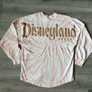 Disney Parks Pink and White Tie-Dye Shirt